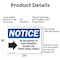 Signmission No Deliveries To This Entrance OSHA Notice Sign, Aluminum, 24in W x 18in L, 2PK OS-2PACK-NS-A-1824-L-14476 - alternate 7